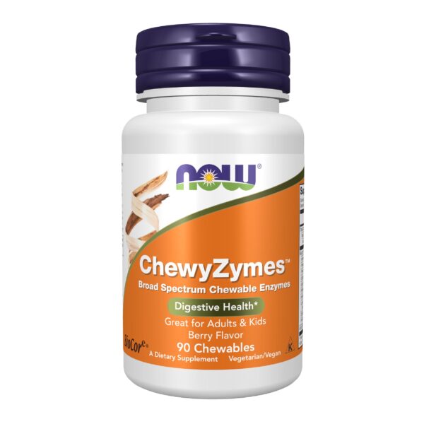 NOW Foods CHEWYZYMES 90 CHEWABLES