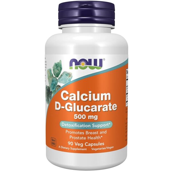 NOW Foods CALCIUM D-GLUCARATE 500MG 90 VCAPS