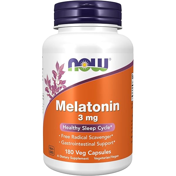 NOW Foods MELATONIN 3mg 180 VCAPS