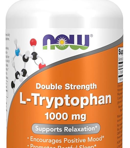 NOW Foods L-TRYPTOPHAN 1000MG 60 TABS