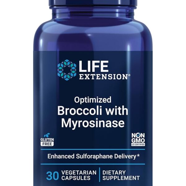 Life Extension Optimized Broccoli and Cruciferous Blend 30 enteric-coated vegetarian tablet