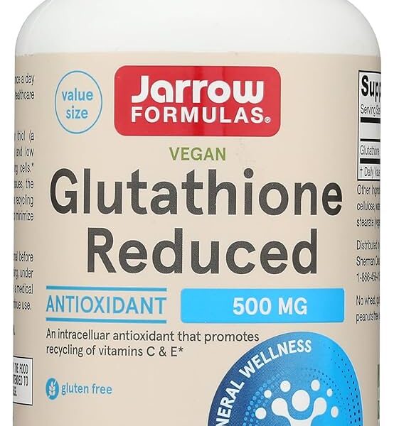 Jarrow Formulas Reduced Glutathione 500mg 150 VCAPS