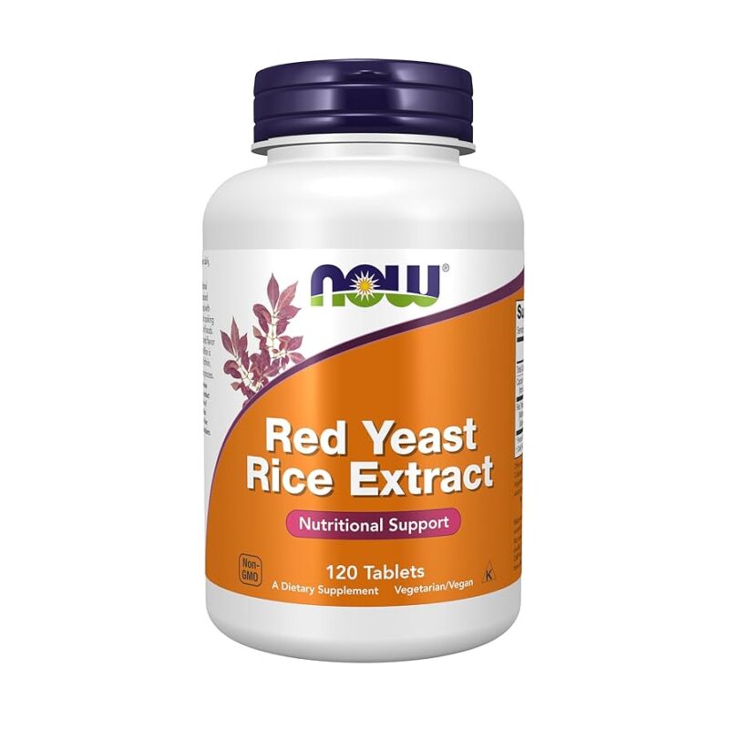 NOW Foods RED YEAST RICE EXTRACT 1200MG 120 TABS