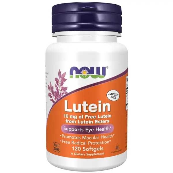 NOW Foods LUTEIN 10 MG (FROM ESTERS) 120 SGELS