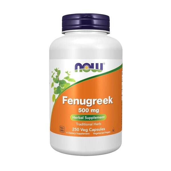 NOW Foods FENUGREEK 500mg 250 VCAPS