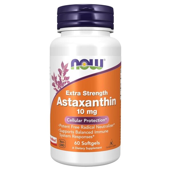 NOW Foods ASTAXANTHIN 10 MG 30 SGELS