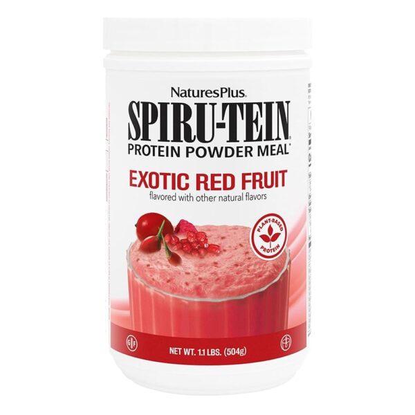 Natures Plus SPIRUTEIN EXOTIC RED FRUIT 1.1 LB