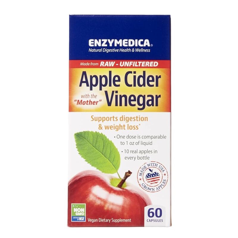 Enzymedica Apple Cider Vinegar 60 caps