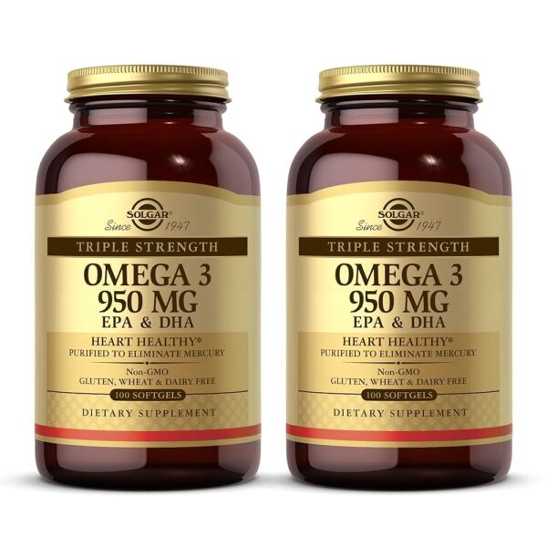 Solgar Triple Strength Omega-3 950 mg Softgels