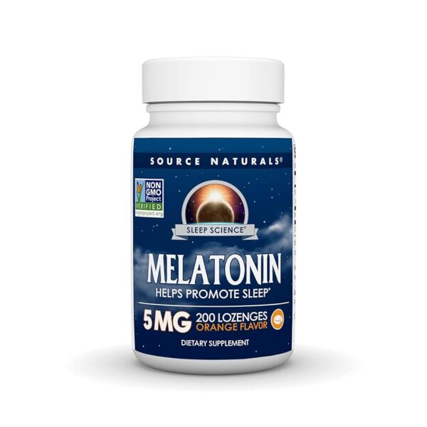 Source Naturals Sleep Science® Melatonin 5 mg Orange