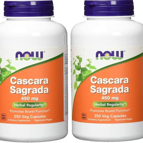 NOW Foods CASCARA SAGRADA 450mg 250 VCAPS