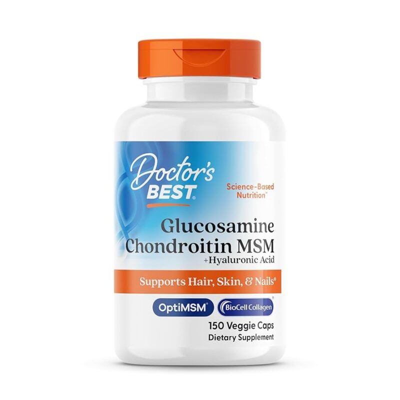 Doctor's Best Glucosamine/Chondroitin/MSM Plus Hyaluronic Acid