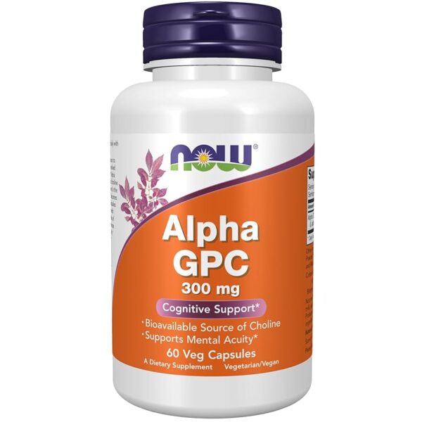 NOW Foods ALPHA GPC 300MG 60 VCAPS