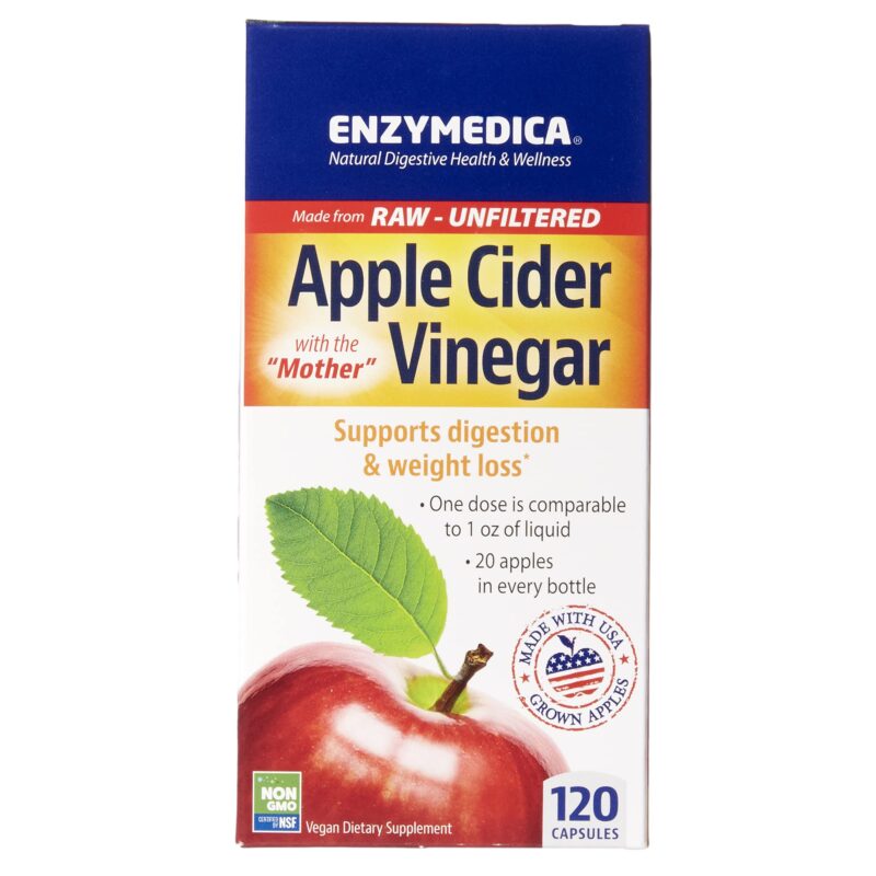 Enzymedica Apple Cider Vinegar 120 caps
