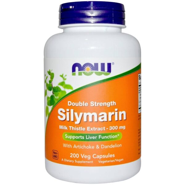 NOW Foods SILYMARIN MILK THISTLE 300mg 200 VCAPS