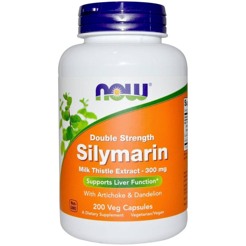 NOW Foods SILYMARIN MILK THISTLE 300mg 200 VCAPS