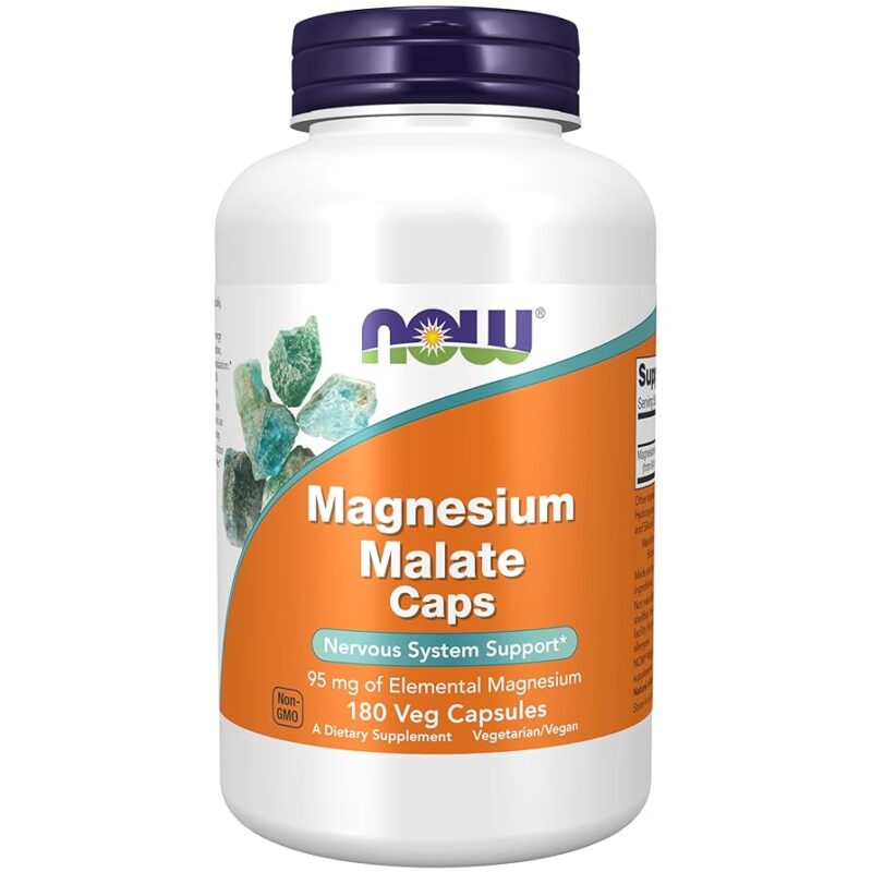 NOW Foods MAGNESIUM MALATE CAPS 180 VCAPS