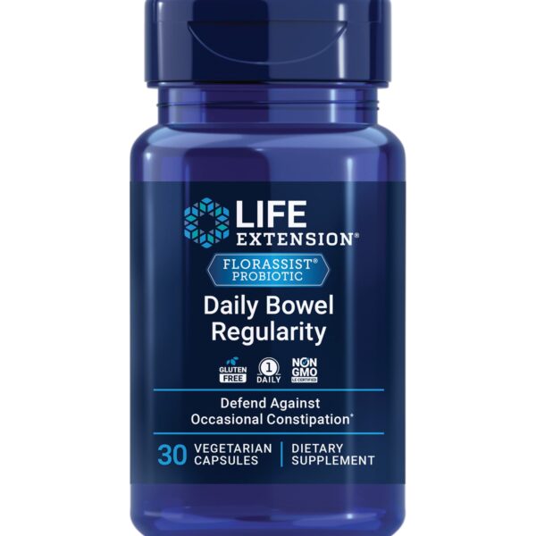 Life Extension FLORASSIST® Daily Bowel Regularity 30 vegetarian capsules