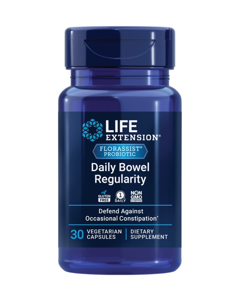 Life Extension FLORASSIST® Daily Bowel Regularity 30 vegetarian capsules