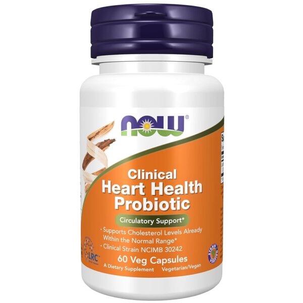 NOW Foods HEART HEALTH PROBIOTIC 60 VCAPS