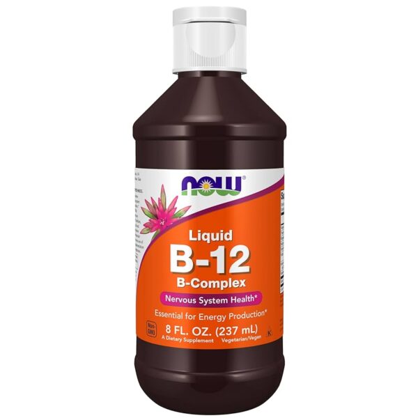 NOW Foods B-12,LIQUID B-COMPLEX 8 OZ
