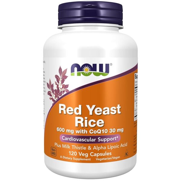 NOW Foods RED YEAST RICE & COQ10 120 VCAPS