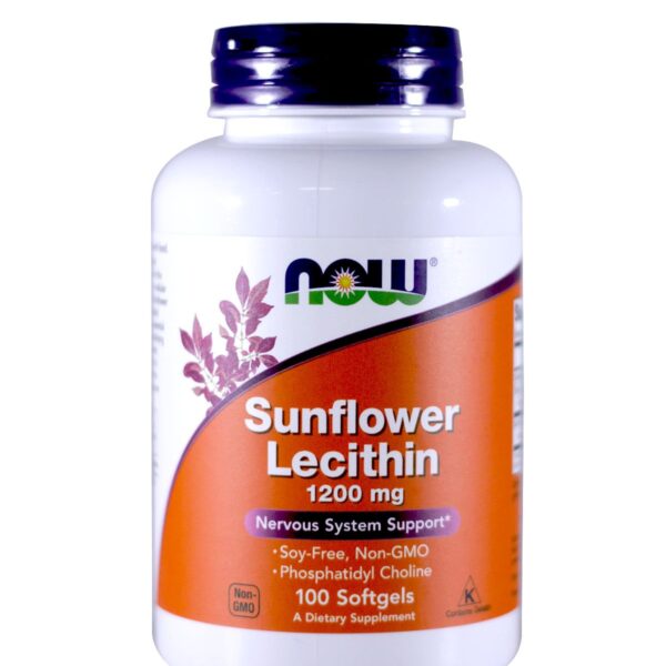 NOW Foods SUNFL LECITHIN 1200mg 100 SGELS