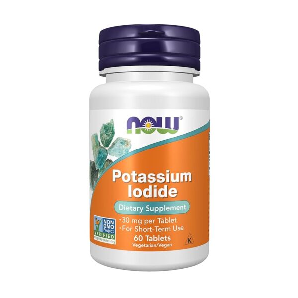 NOW Foods POTASSIUM IODIDE 30 MG 60 TABS