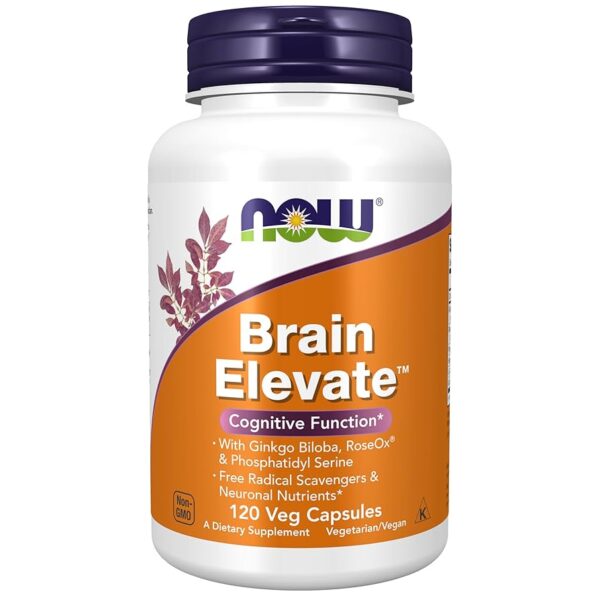 NOW Foods BRAIN ELEVATE FORMULA 120 VCAPS