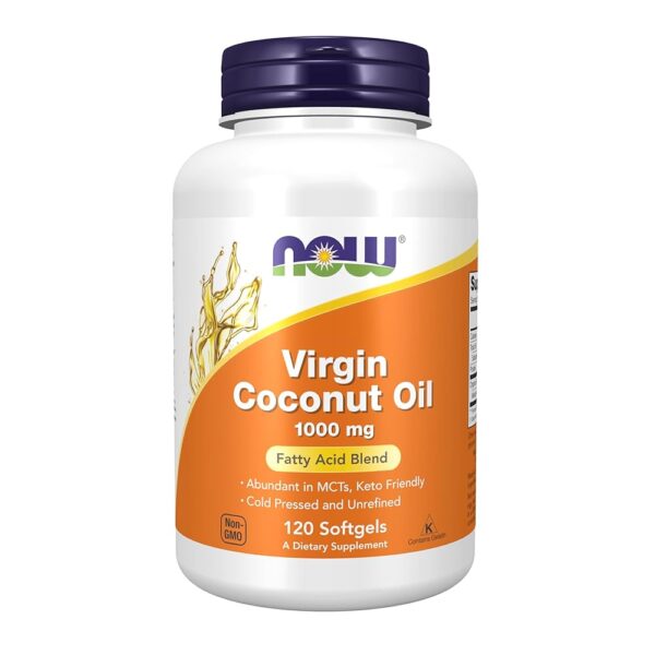 NOW Foods COCONUT OIL 1000MG 120 SGELS