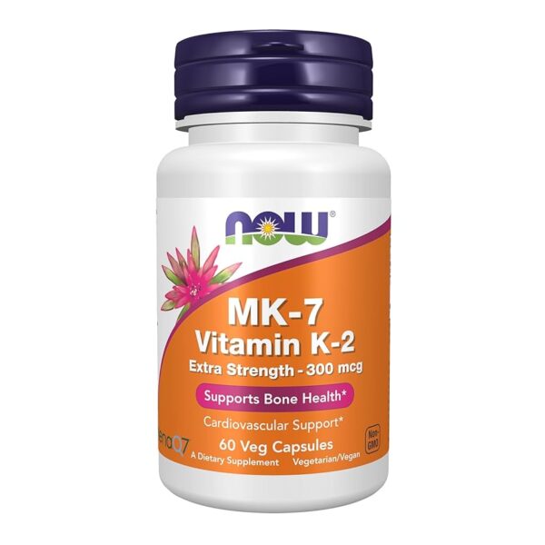 NOW Foods VITAMIN K2 (MK-7) 300 mcg 60 VCAPS
