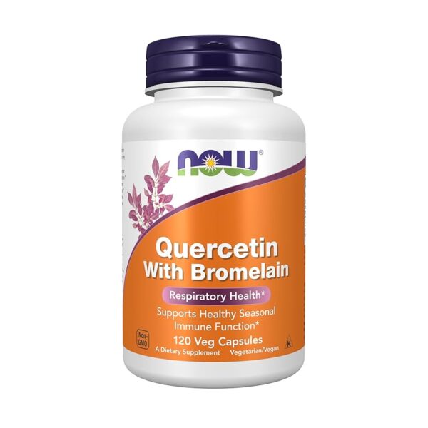 NOW Foods QUERCETIN W/BROMELAIN 60 VCAPS