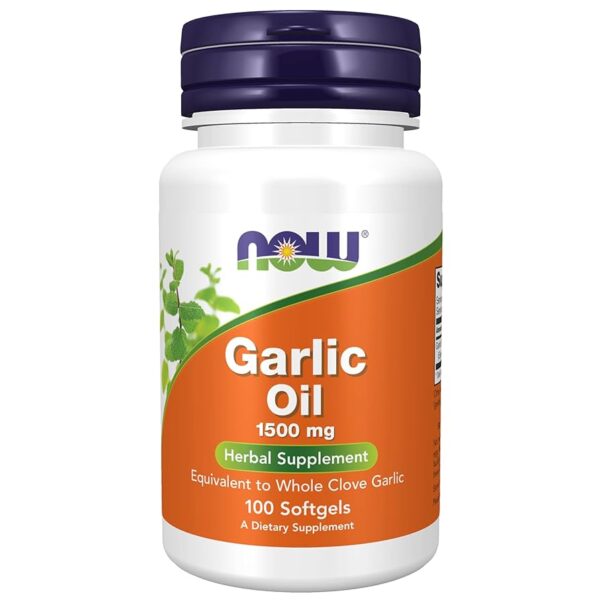 NOW Foods GARLIC OIL 1500mg 100 SGELS