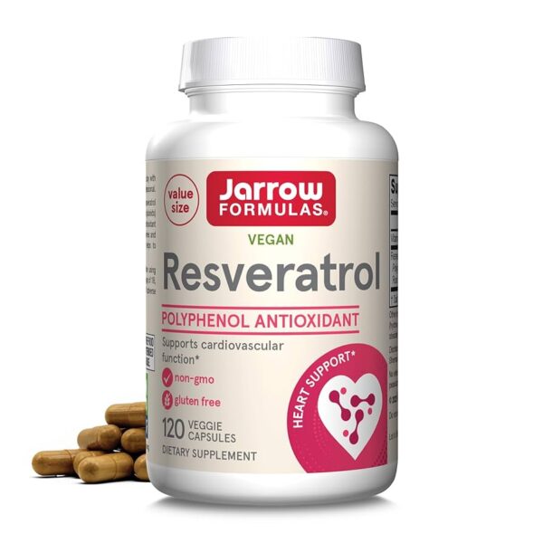 Jarrow Formulas Resveratrol 100mg 120 VCAPS