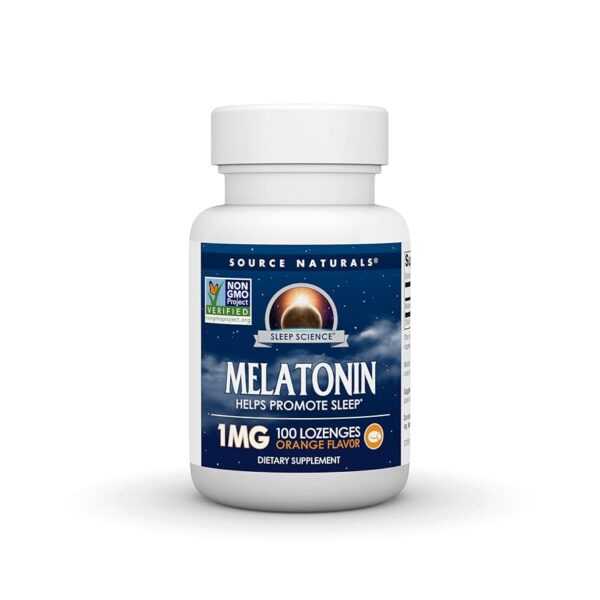 Source Naturals Sleep Science® Melatonin 1 mg Orange