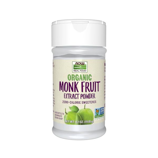 NOW Foods ORGANIC MONK FRUIT EXT POWDER 0.7 OZ