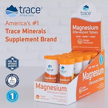 Trace Minerals Magnesium Effervescent TABLET Orange