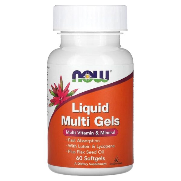 NOW Foods LIQUID MULTI SOFTGELS 60 SGELS