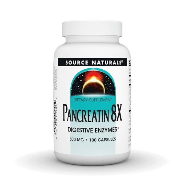 Source Naturals Pancreatin 8X 500 mg