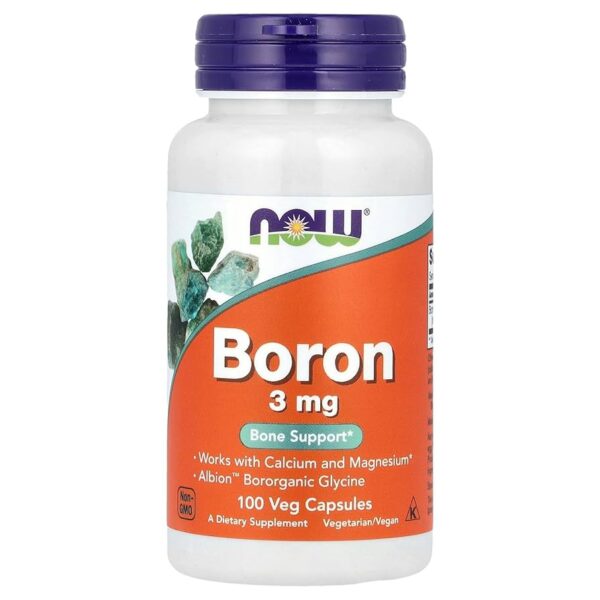 NOW Foods BORON 3mg 100 VCAPS