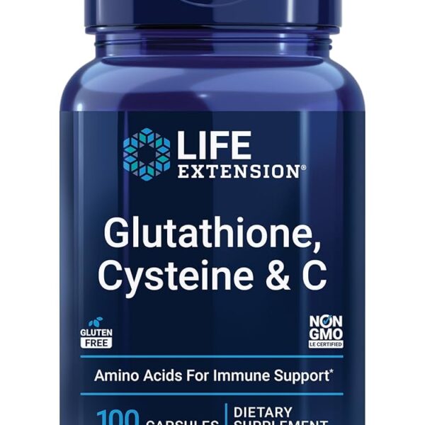 Life Extension Glutathione, Cysteine & C 100 capsules