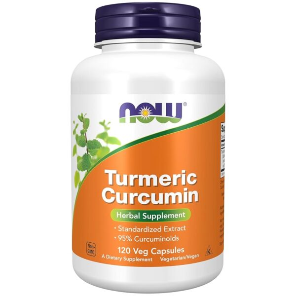 NOW Foods TURMERIC CURCUMIN EXTRACT 120 VCAPS