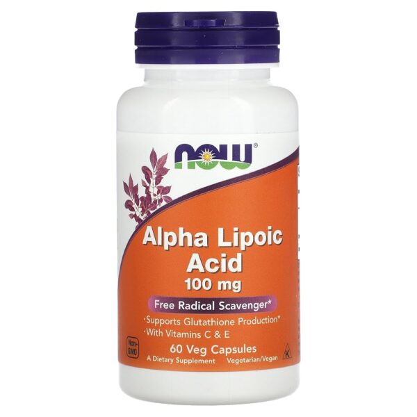 NOW Foods ALPHA LIPOIC ACID 100mg 60 VCAP