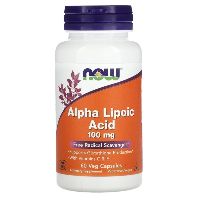 NOW Foods ALPHA LIPOIC ACID 100mg 60 VCAP
