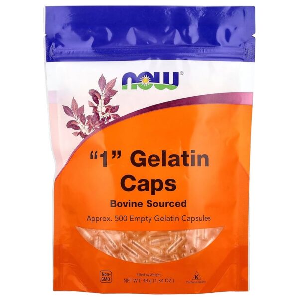 NOW Foods EMPTY GEL CAPS #1 500 CAPS