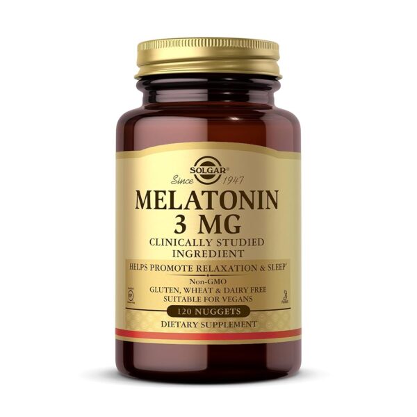 Solgar Melatonin 3 mg Nuggets