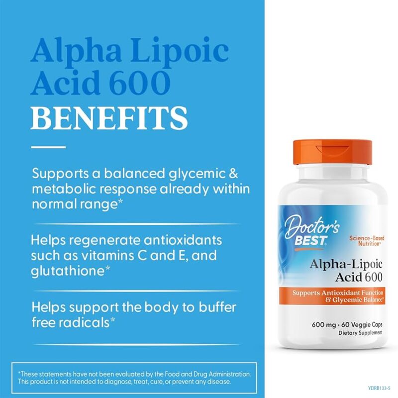 Doctor's Best Alpha-Lipoic Acid 600mg