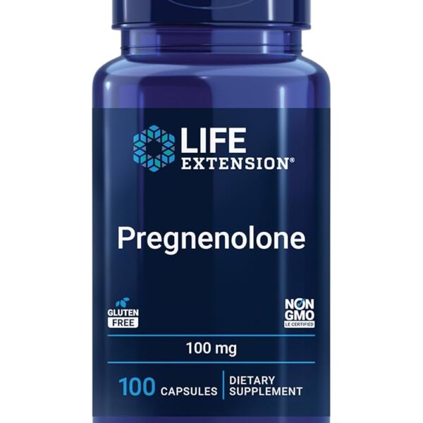 Life Extension Pregnenolone 100 mg, 100 capsules