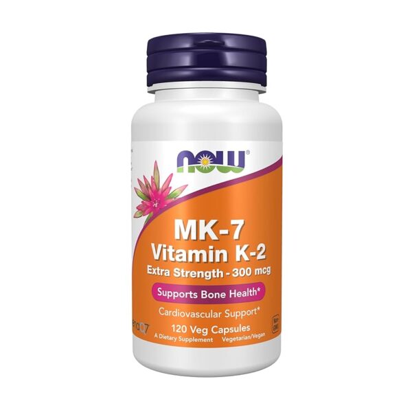 NOW Foods VITAMIN K2 (MK-7) 300 mcg 120 VCAPS