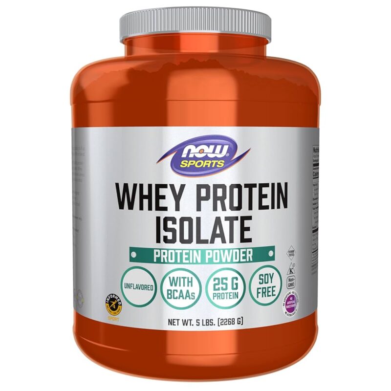 NOW Foods WHEY PROTEIN ISOLATE PURE 5 LB